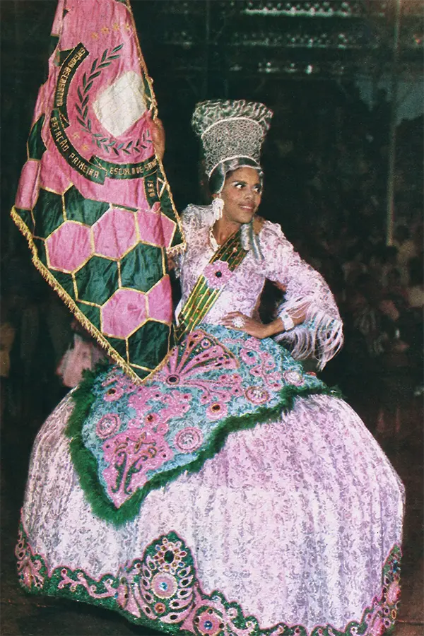 A Dona Do Ouro Do Carnaval Figura 1 Memória Verde Rosa