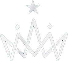 Coroa branca com estrela