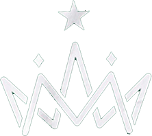 Coroa branca com estrela